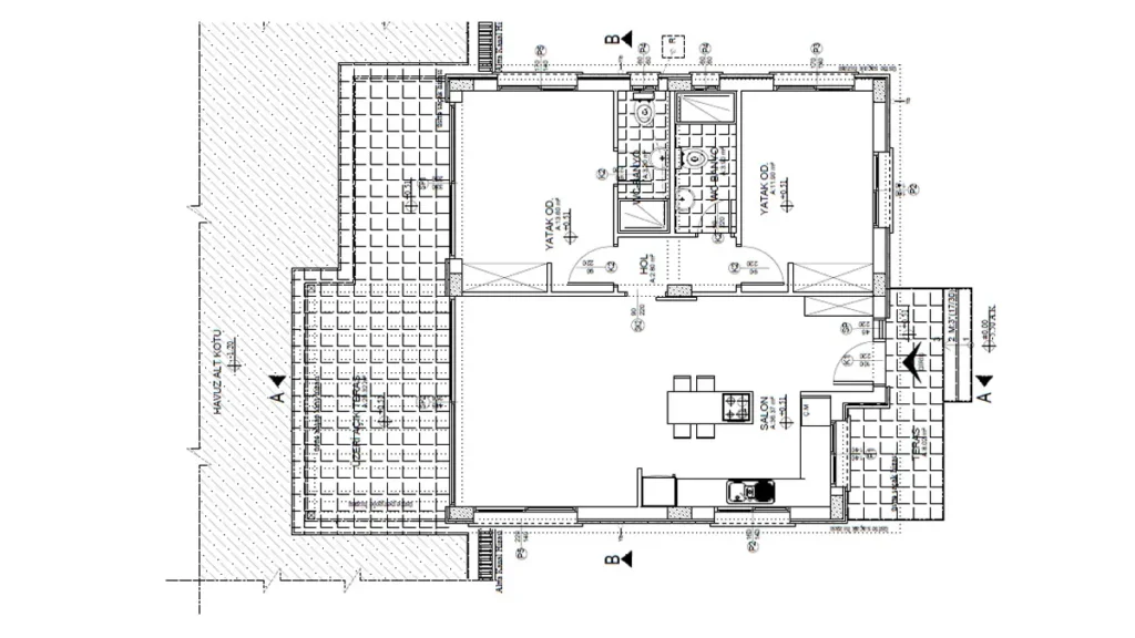 Aloha Homes Grundriss TypV Phase 2 Grundriss 2,5 Zimmer